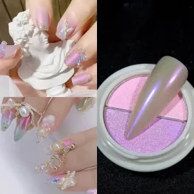 2 színű rainbow aurora pigment - 01