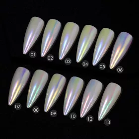 2 színű rainbow aurora pigment - 09