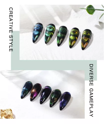 5D chameleon cat eye pigment 06