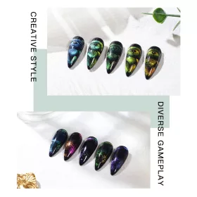 5D chameleon cat eye pigment 08