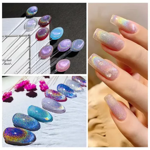 Rainbow cat eye pigment