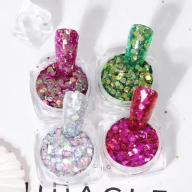 Holographic chunky glitter szett