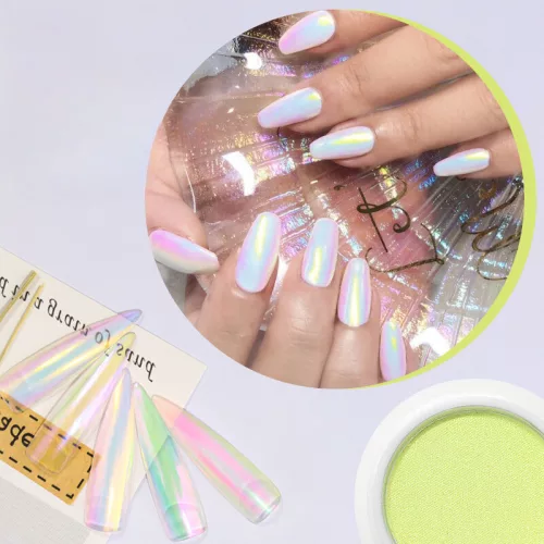 Rainbow aurora pigment 07