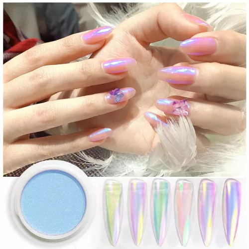 Rainbow aurora pigment 09