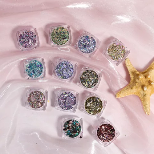 Metallic chunky glitter 10