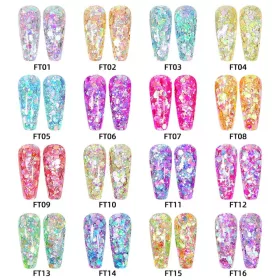 Fantasy chunky glitter szett