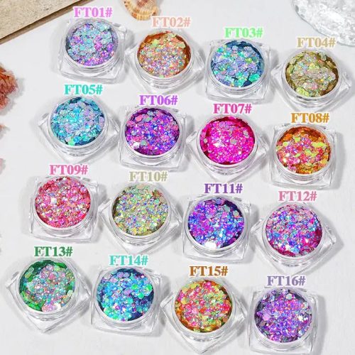 Fantasy chunky glitter szett