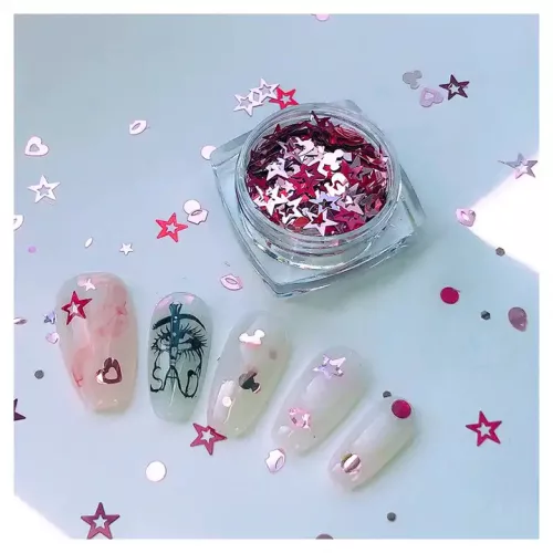 Valentin glitter szett