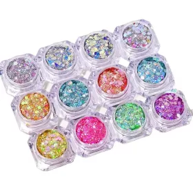 Irrizáló 3D glitter 04