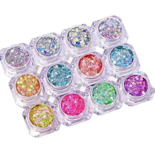 Irrizáló 3D glitter 05
