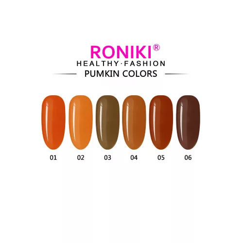 Roniki Pumpkin széria hema free - 04 gél lakk