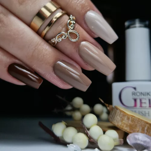 Roniki Vanilla latte széria hema free - 04 gél lakk