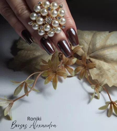 Roniki Vanilla latte széria hema free - 04 gél lakk