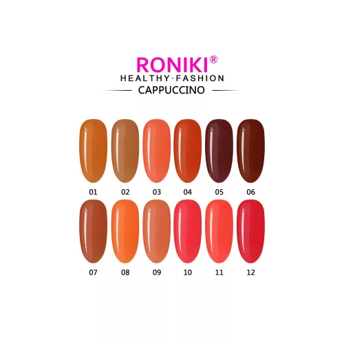 Roniki Cappucino széria hema free - 06 gél lakk