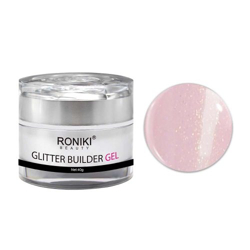 Roniki glitter builder gél - 04 - 40g