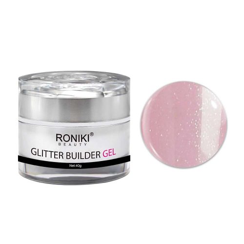Roniki TPO free glitter builder gél - 06 - 40g