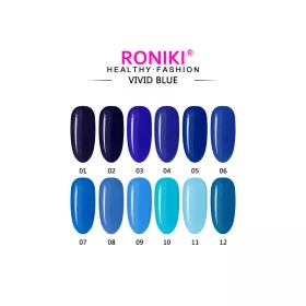 Roniki Vivid blue gél lakk box