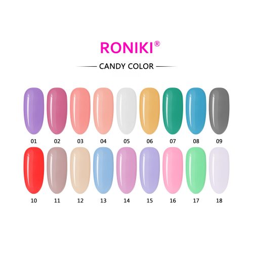 Roniki Candy color gél lakk box