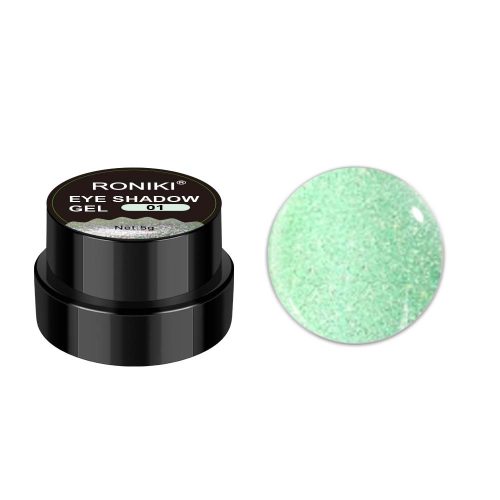 Roniki Eye shadow gél 01 - 5g - dekorzselé