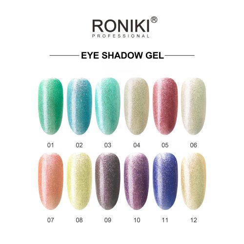 Roniki eye shadow gel box - 12 db