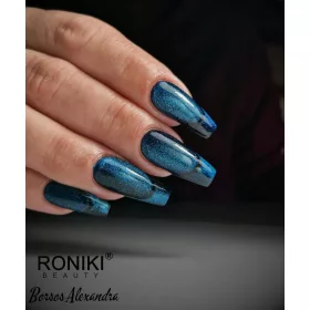 Roniki Fantasy sprite cat eye gél lakk 02 - mágnesezhető