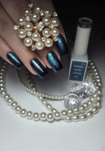 Roniki Fantasy sprite cat eye gél lakk 10 - mágnesezhető