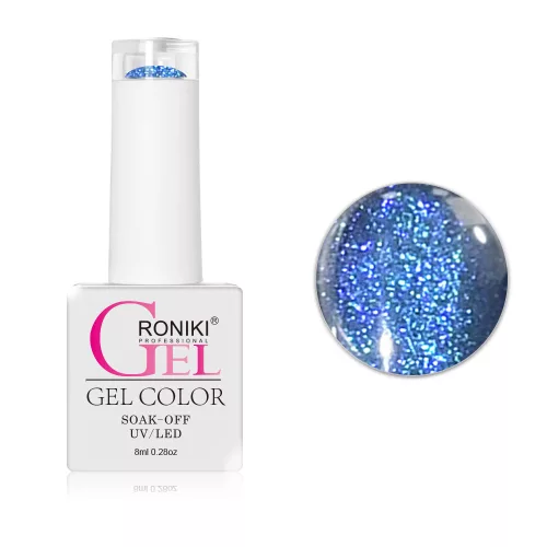Roniki Fantasy sprite cat eye gél lakk 11 - mágnesezhető