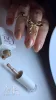 Roniki Glitter cat eye gél lakk 02 - mágnesezhető