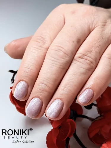 Roniki Glitter cat eye gél lakk 07 - mágnesezhető