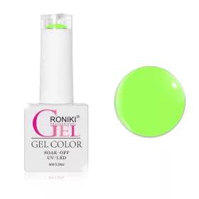   Roniki Glow in the dark széria - 08 sötétben világító neon zöld gél lakk