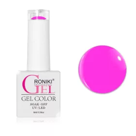   Roniki Glow in the dark széria - 09 sötétben világító neon lila gél lakk