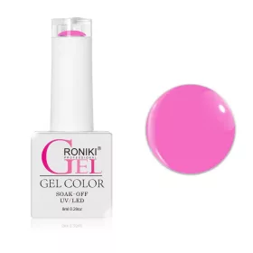   Roniki Glow in the dark széria - 15 sötétben világító neon pink gél lakk