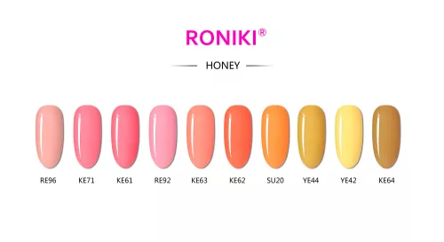 Roniki Honey széria - 10 gél lakk
