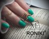 Roniki Ice green széria - 01 gél lakk