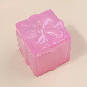 Roniki üveg folyadéktartó tetővel - pink
