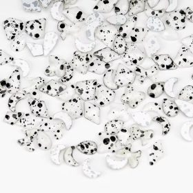 Roniki csiszolt formakő mix - crystal zebra -  100db