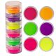 Roniki neon pigmentpor szett - C - 6db