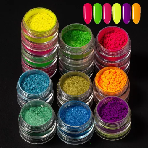 Roniki neon pigmentpor szett - C - 6db