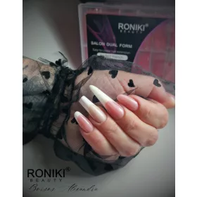   Roniki salon dual form perfect french tip - francia reverse tip