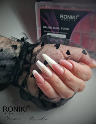 Roniki salon dual form perfect french tip - francia reverse tip