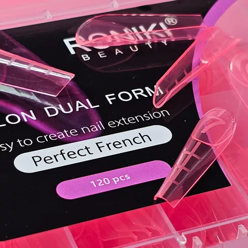 Roniki salon dual form perfect french tip - francia reverse tip