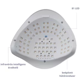 Sun X23 Max UV/LED műkörmös lámpa - pink fénnyel