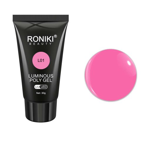 Roniki TPO free sötétben világító poly gel - 01 - 30g