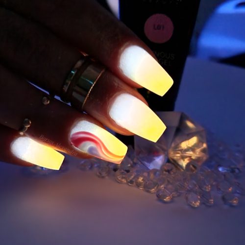 Roniki sötétben világító poly gel - 01 - 30g