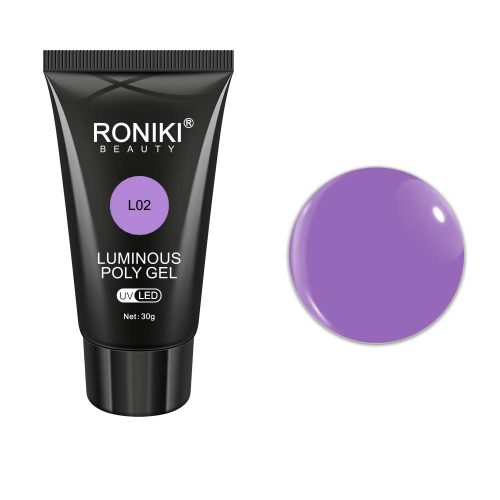 Roniki TPO free sötétben világító poly gel - 02 - 30g