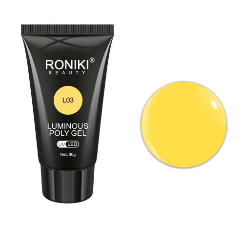 Roniki TPO free sötétben világító poly gel - 03 - 30g