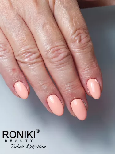 Roniki Macaron széria - 09 szaténnarancs gél lakk