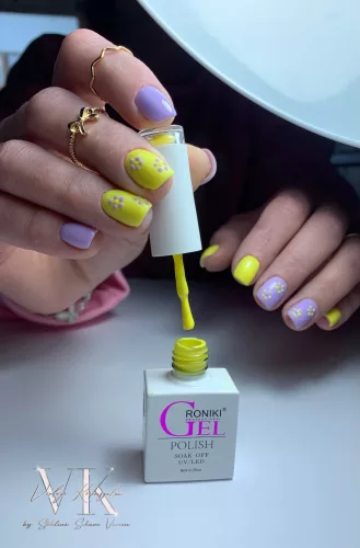 Roniki Macaron széria - 14 ananász gél lakk