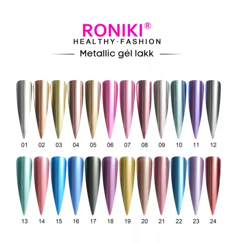 Roniki Metallic gél 02 - rozé