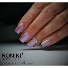 Roniki Mermaid cat eye gél lakk 14 - mágnesezhető